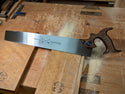Bad axe tool works 17 inch joiners bench saw with a walnut handle