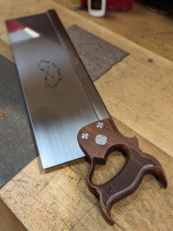 Bad axe tool works 18 inch roubo beastmaster timber framing saw with checkered handle