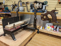 Bad axe tool works 20 inch miter saw in a vintage mitre box