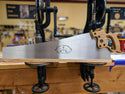 Bad axe tool works 26 inch d8 hand panel saw with white oak handle and black fasteners