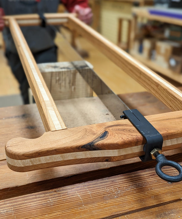 Premium Bad Axe Finished Frame Saw- Walnut/ Red Oak
