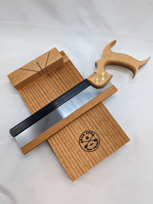 Bad Axe Half-Blind Dovetail Saw with Bench Hook Set