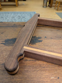 Finished Frame Saw - Red Oak with Walnut Pinstriping