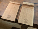 Bad axe bench hook set in red oak