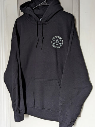 bad axe tool works saw hoodie sweatshirt black