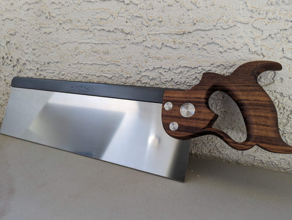 Bad axe diy 16 inch tenon saw kit finished with a walnut handle