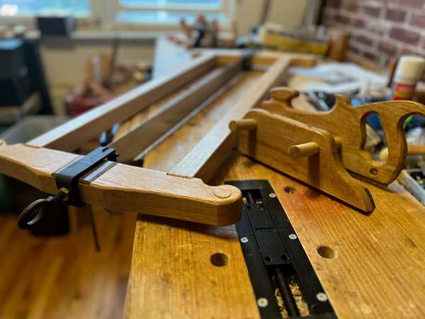 Bad axe frame saw and kerfing plane kit finished examples