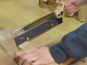 Bad axe tool works 10 inch luthier carcase fret saw in use