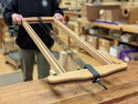 Premium Bad Axe Finished Frame Saw - (30.5") Red Oak w/ Walnut Pinstriping
