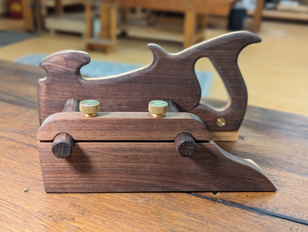Blemished Bad Axe Finished Kerfing Plane- Walnut/Maple