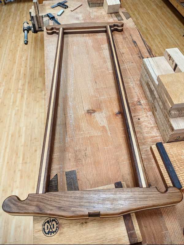 Premium Bad Axe Finished Frame Saw- Walnut/ Red Oak