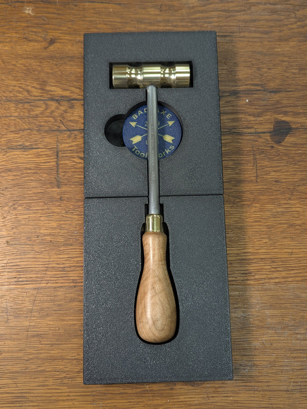 Premium Brass Saw Setting Hammer - Maple