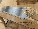 Bad axe tool works custom saw handle checkering