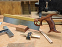Bad axe 12 inch stiletto dovetail saw with titanium nitride sawback